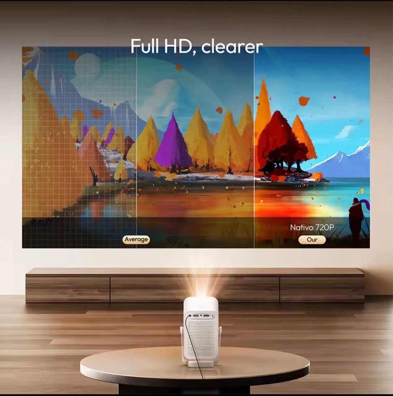 Projetor Vevshao A1564289869578241124