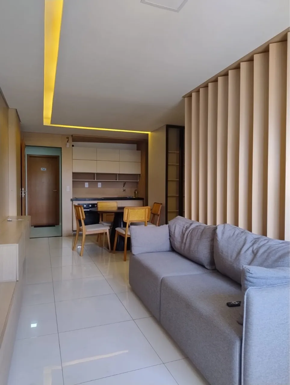 Quarto e sala mobiliado na Cruz das Almas