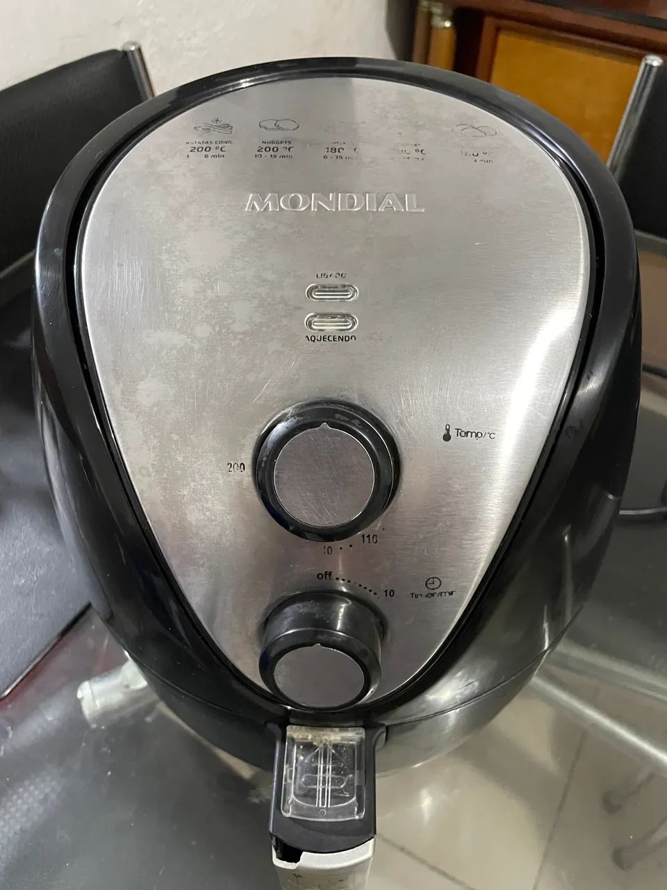 Airfryer Mondial - Usada, Funciona Normalmente, Com Defeitos Visíveis - Foto 4