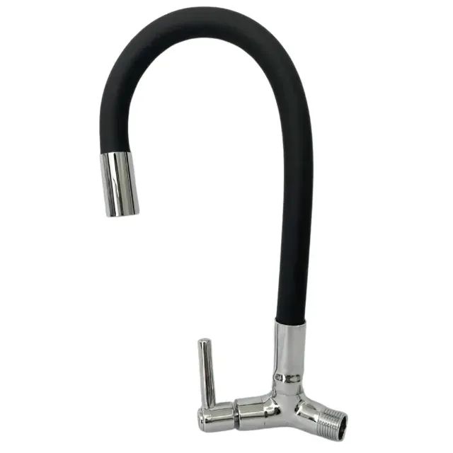 TORNEIRA EGAPLAST MULT PAREDE 1/4 V PRETA 50CM 030306 - Foto 2