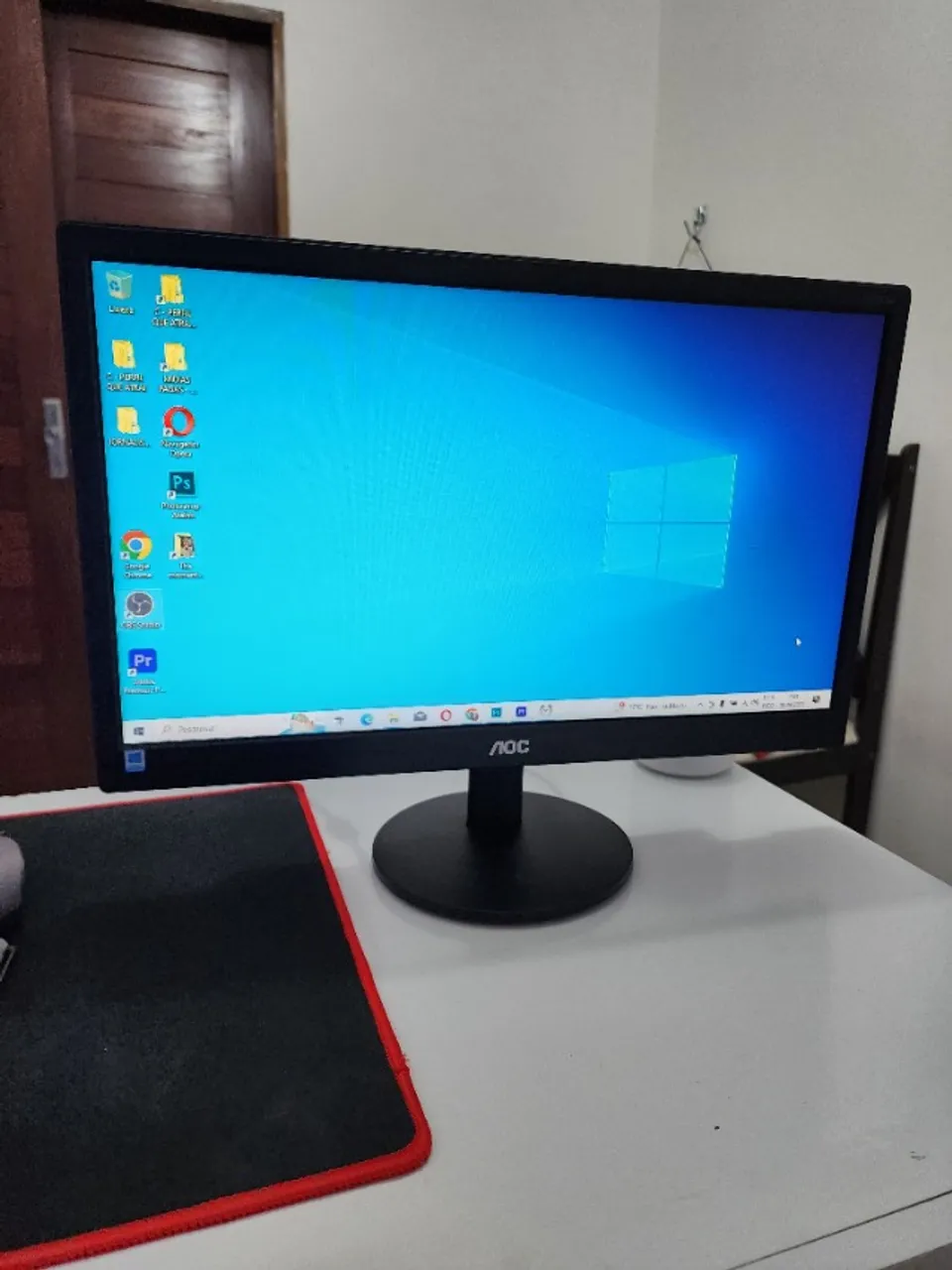 Monitor Aoc Led, 18.5 polegadas, Widescreen, Vga - E970swnl