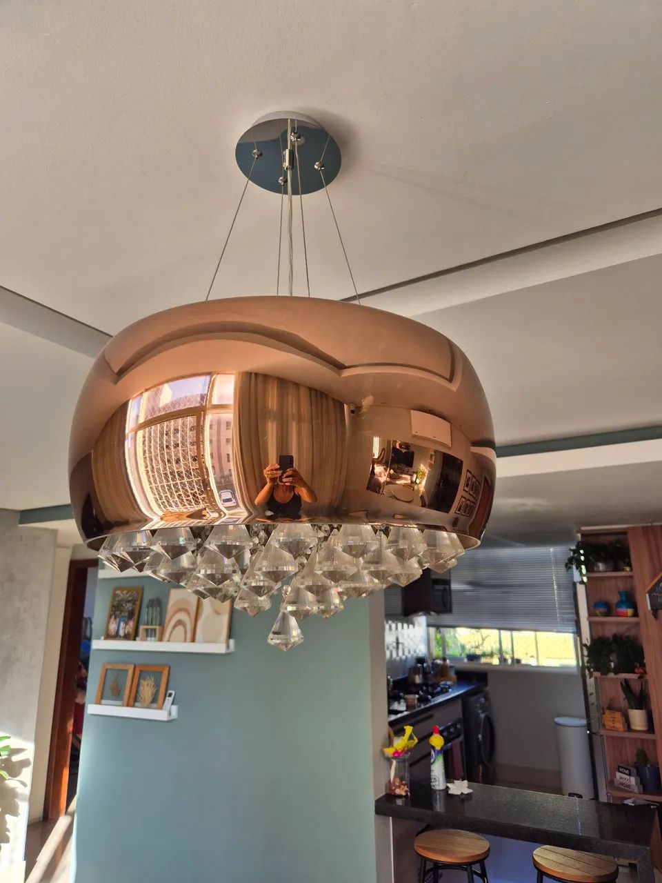 Lustre cristal pendente - Foto 4