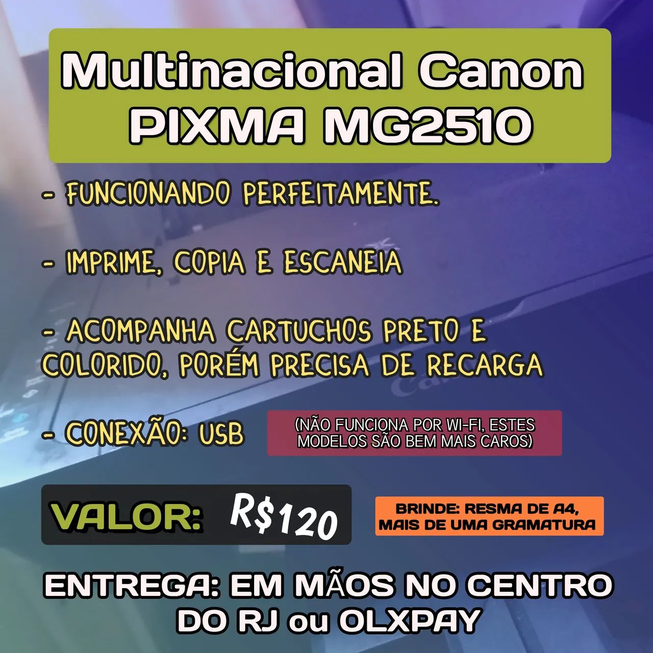 Multifuncional Canon MG2510