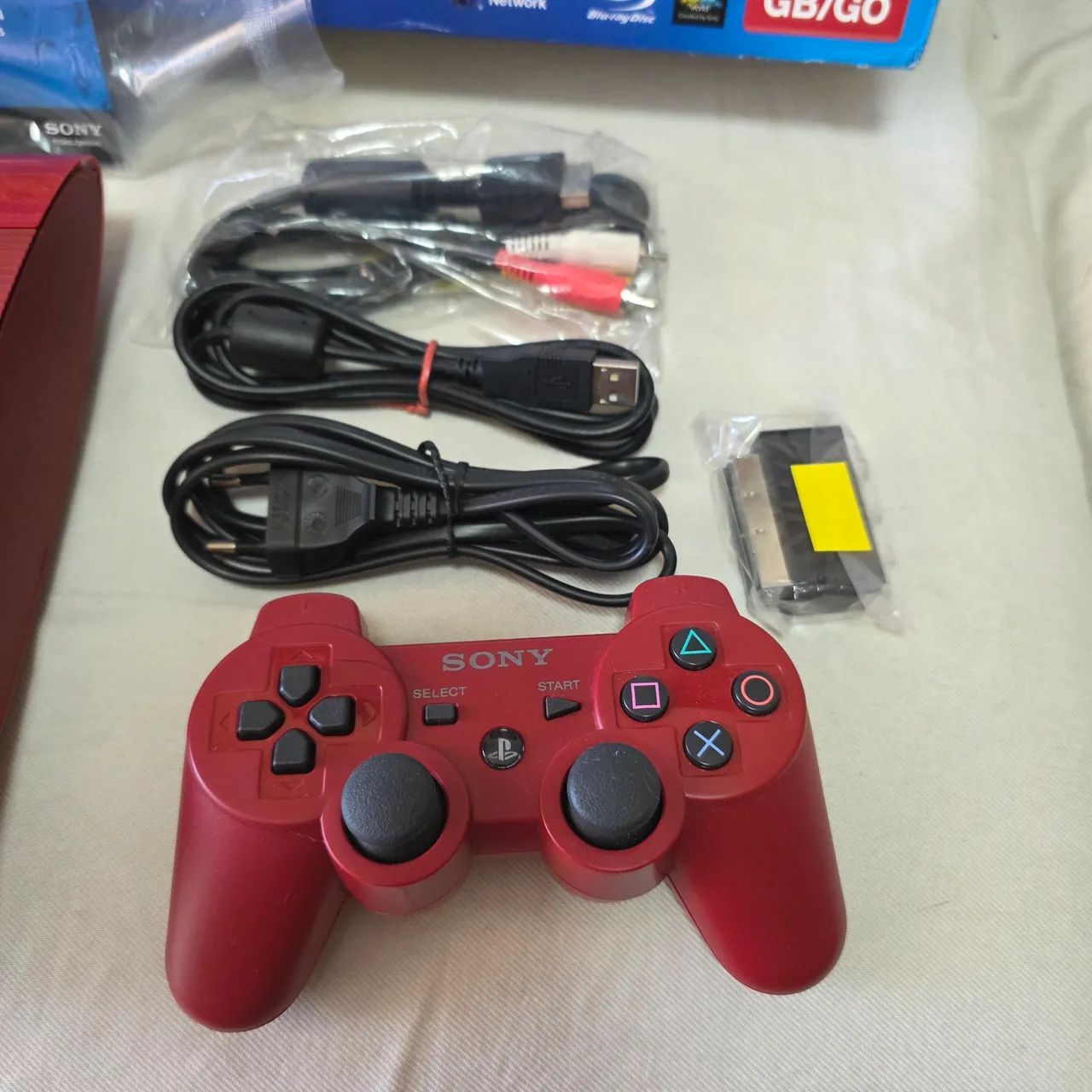 Playstation 3 PS3 super slim vermelho como novo leia o anúncio! - Foto 3