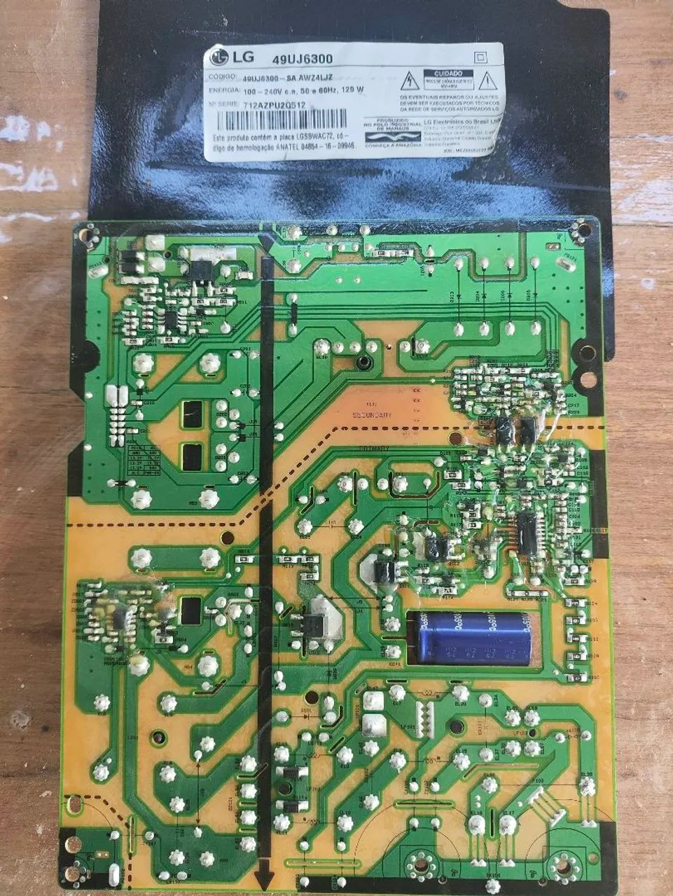 Placa Fonte para TV LG 49UJ6300 - Original - Foto 4