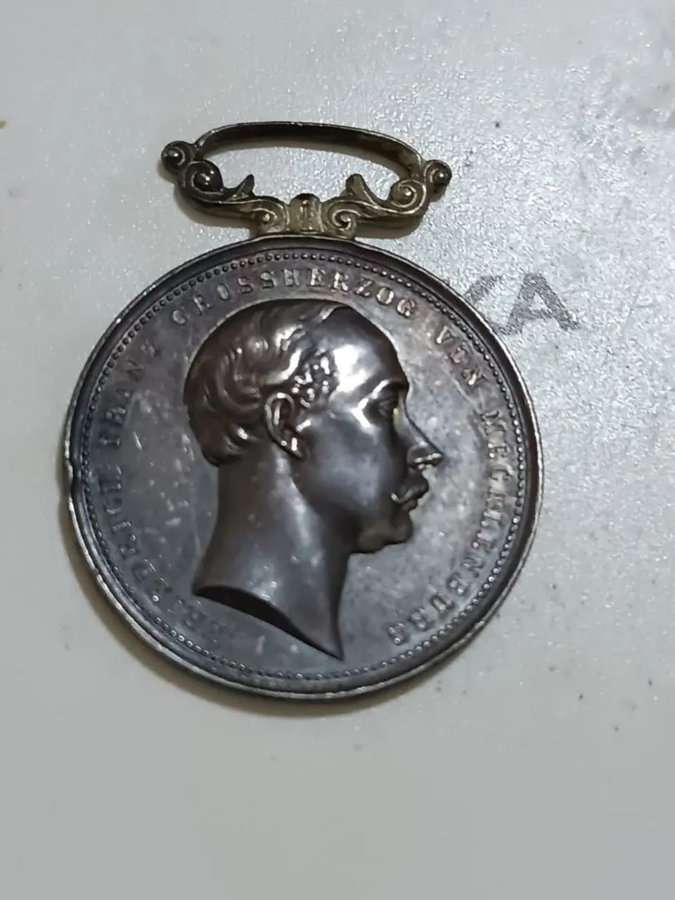 Medalha de prata antigas 