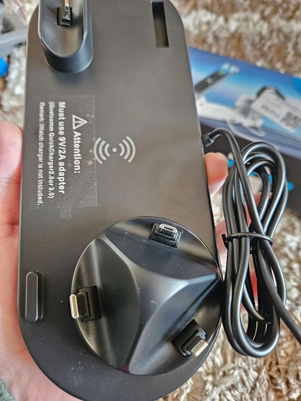 Carregador Sem Fio Multi-Funções para Celular e Watch - Foto 3