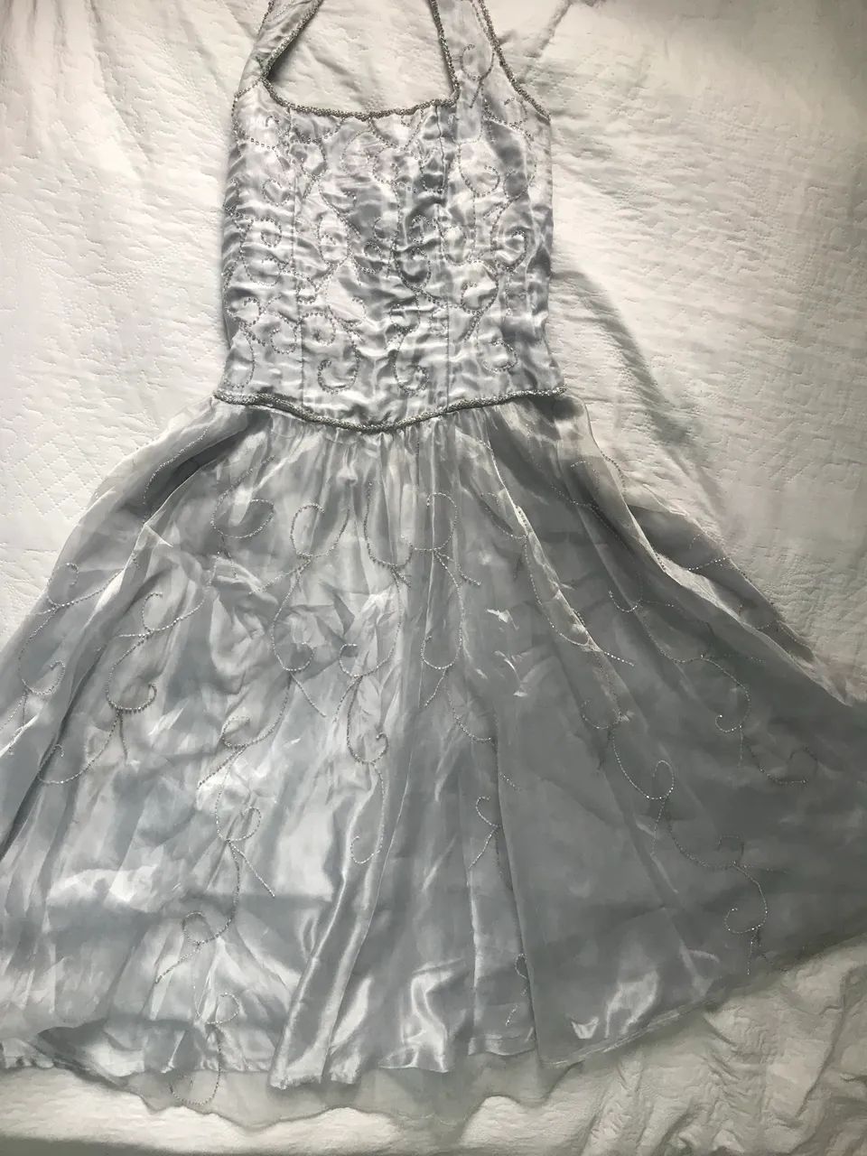 Vendo vestido cinza prata - Foto 2