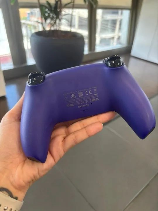 Controle PlayStation DualSense Sem Fio Roxo - Galactic Purple - Foto 2
