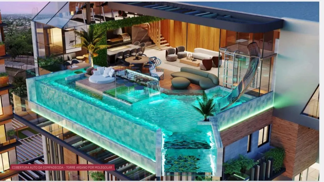 Sofisticação e luxo num magnífico projeto de 4quartos no poço da panela