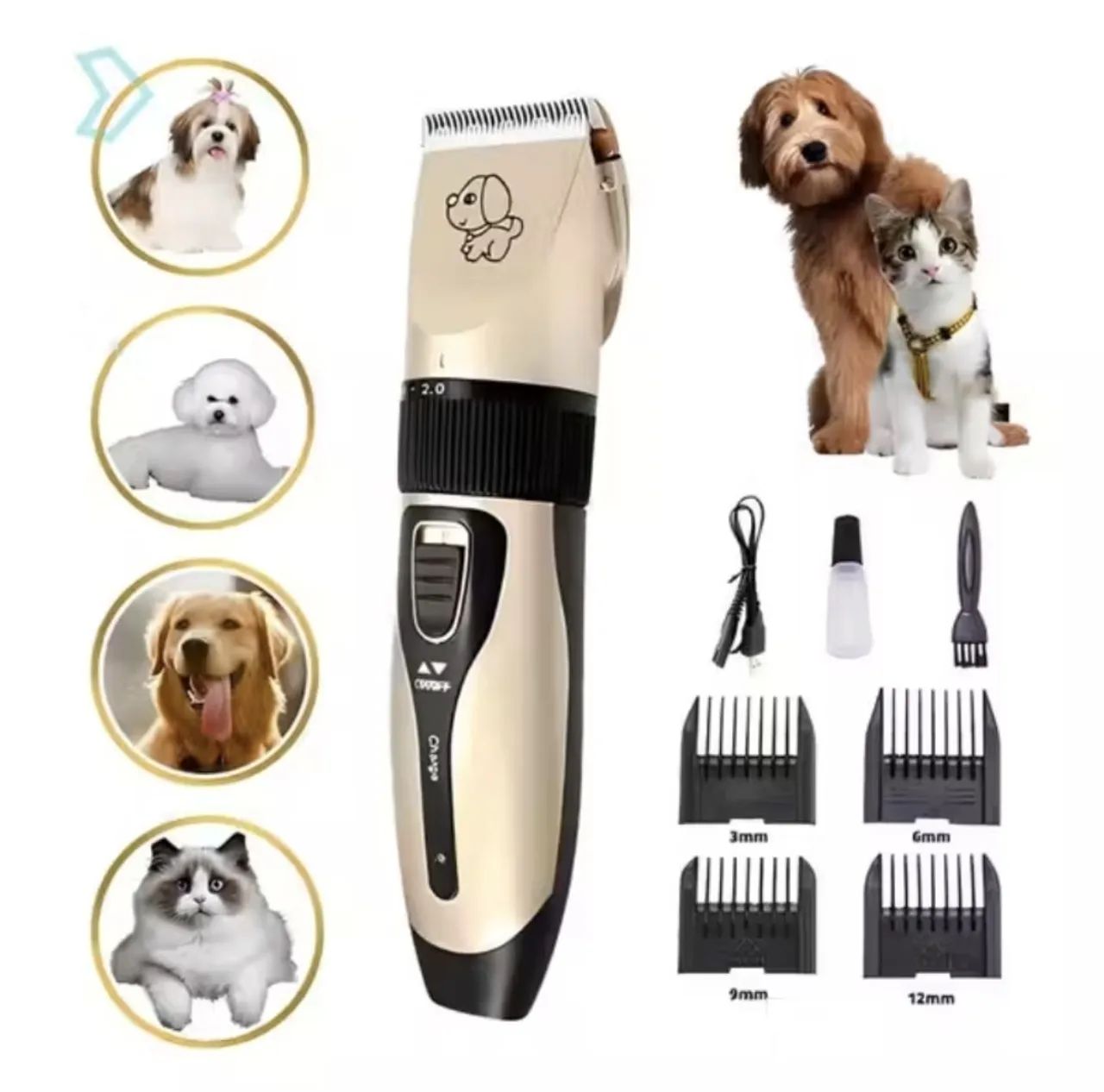 Cordless and Rechargeable Pet Grooming Clipper!