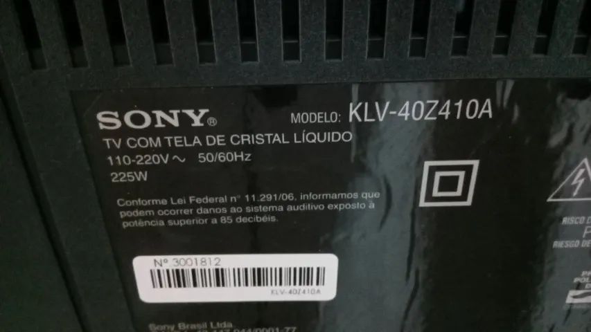TV Sony 40 Modelo KLV40z410A   - Foto 6