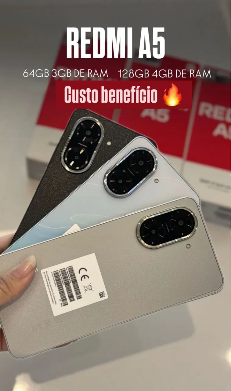 Redmi A5 128/04 Gb De Ram Lacrado Entregamos 
