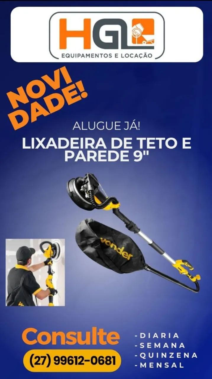 Lixadeira teto