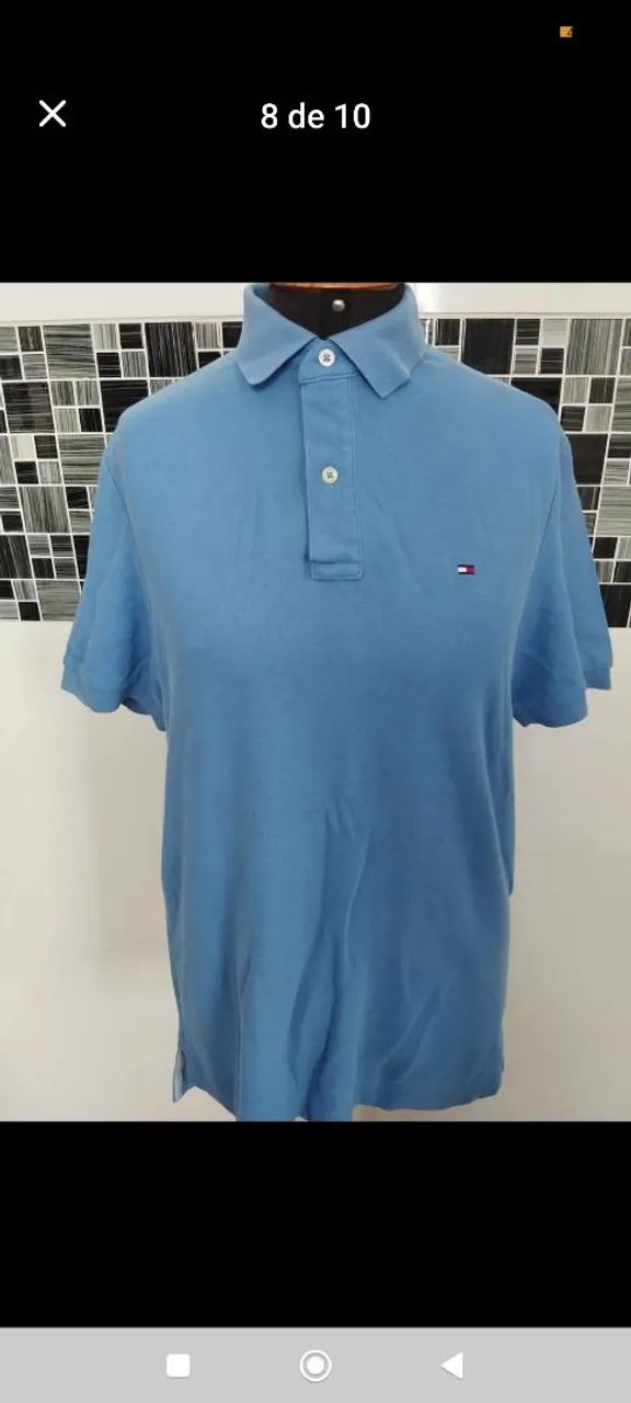 1 camisa polo azul G - Foto 2