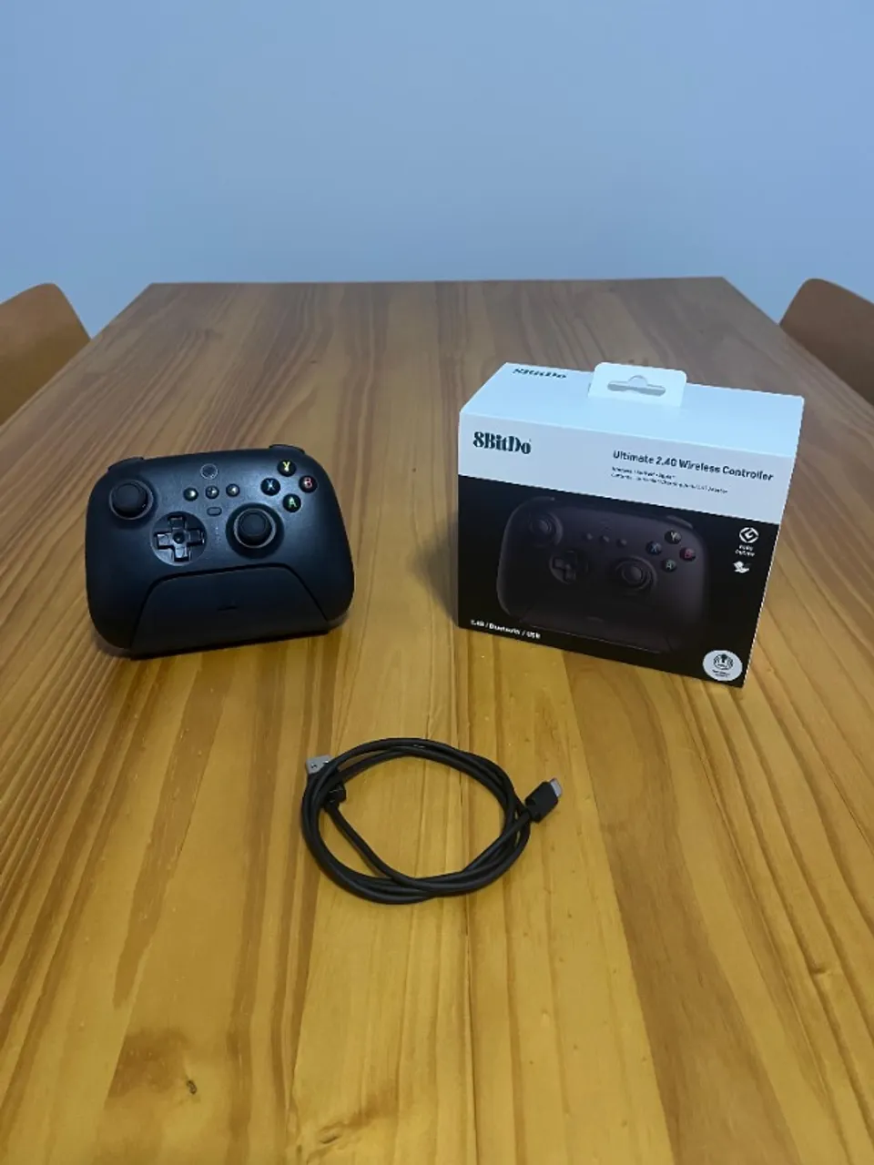 Controle 8BitDo Ultimate 2.4G Sem Fio - Pouco Usado, Impecável!