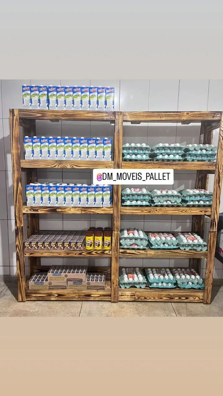Prateleira comercial de Madeira Pallet - Foto 2