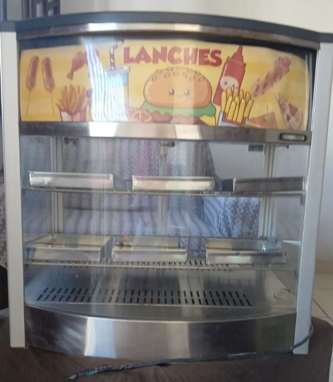 Estufa Salgado Vapor Led Abertura Traseira 6 Bandejas Titã - Foto 3