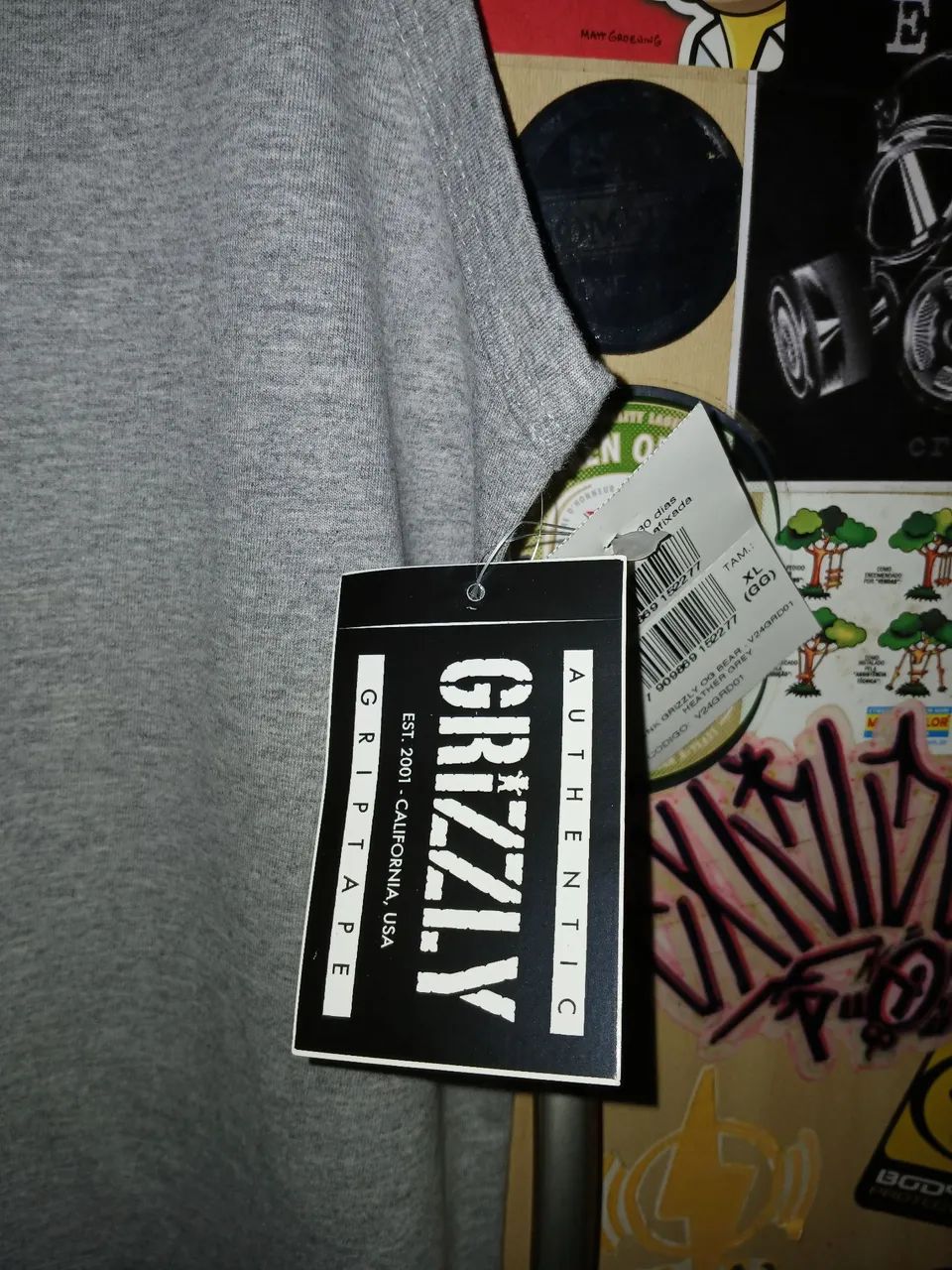 Camiseta Regata Grizzly Cinza - XG - Foto 2