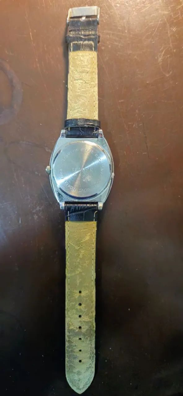 Relógio Terner Analógico Original Prateado - Pulseira de Couro - Foto 4