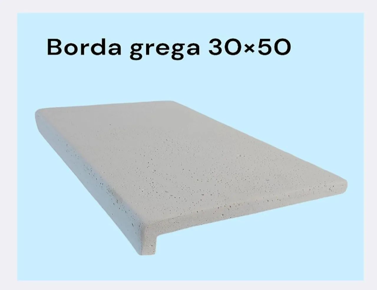 Borda grega 30x50 para piscinas 