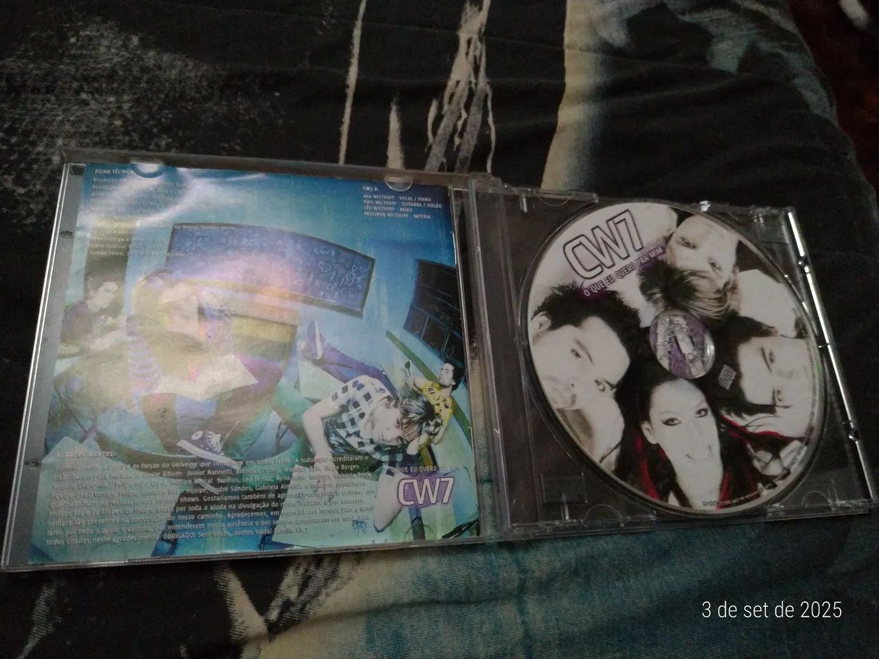 Cd Autógrafado da Banda CW7 - Foto 3