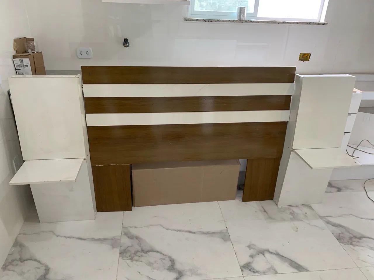 Cabeceira para cama de casal , completa 