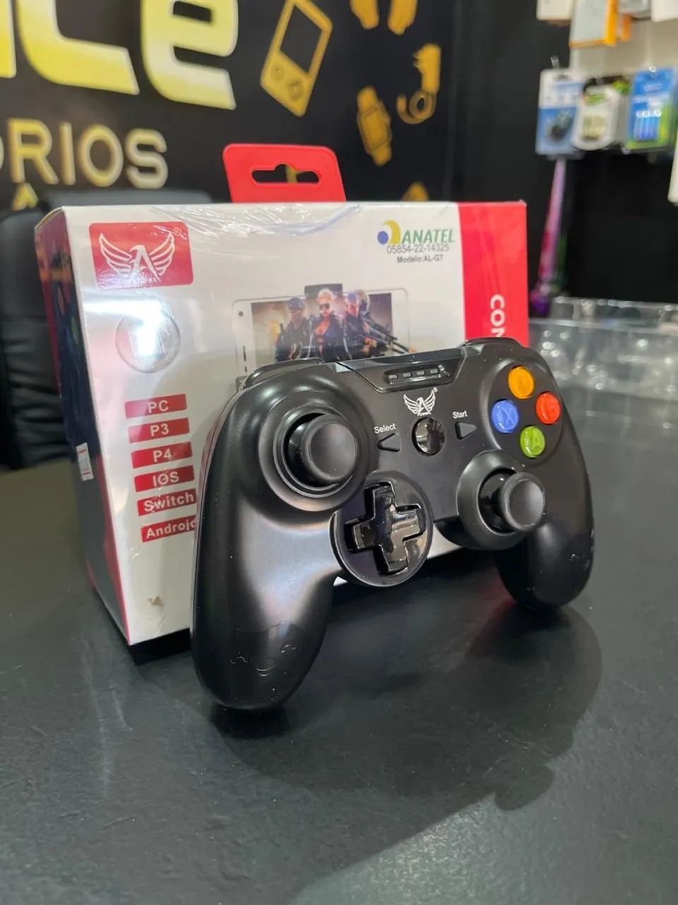 Controle Gamer Compatível com PC/PS3/PS4/IOS/Switch/Android