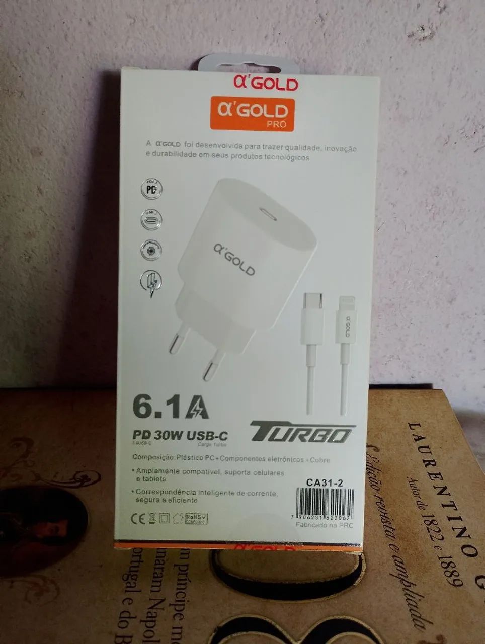 Carregador de iPhone Turbo 30W - Novo - Foto 4