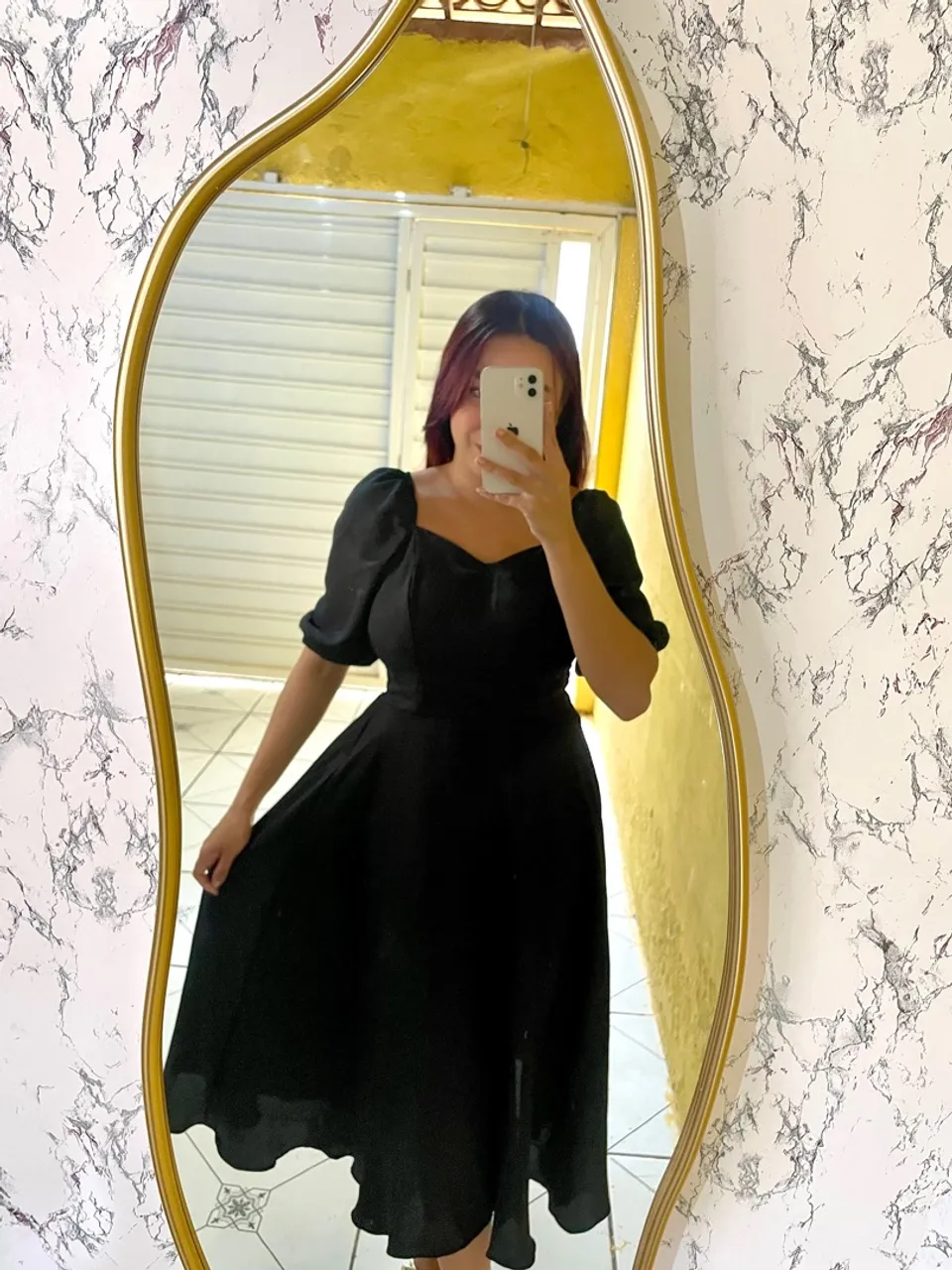 Vestido MIDI preto