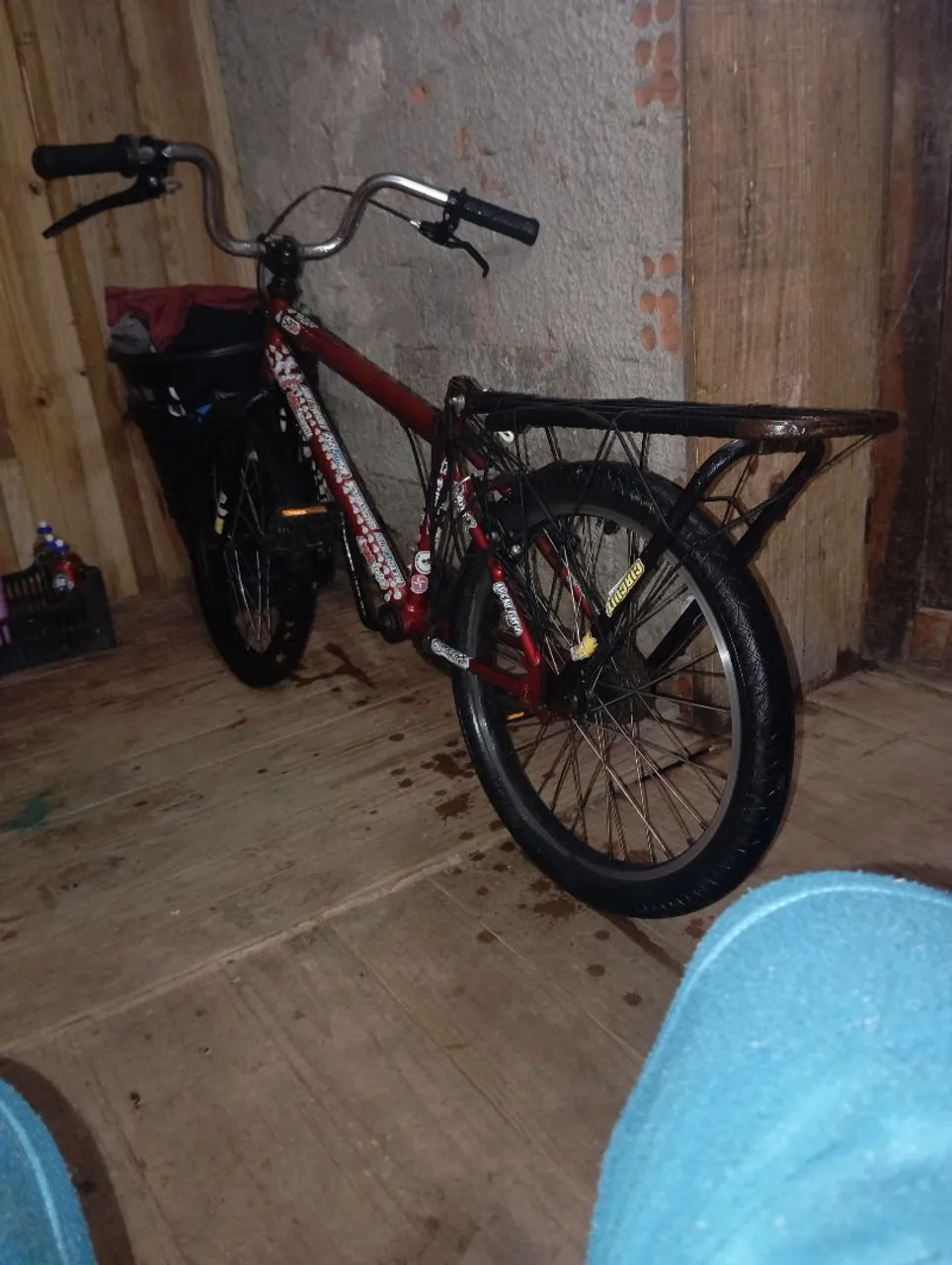Bike vermelha montadinha