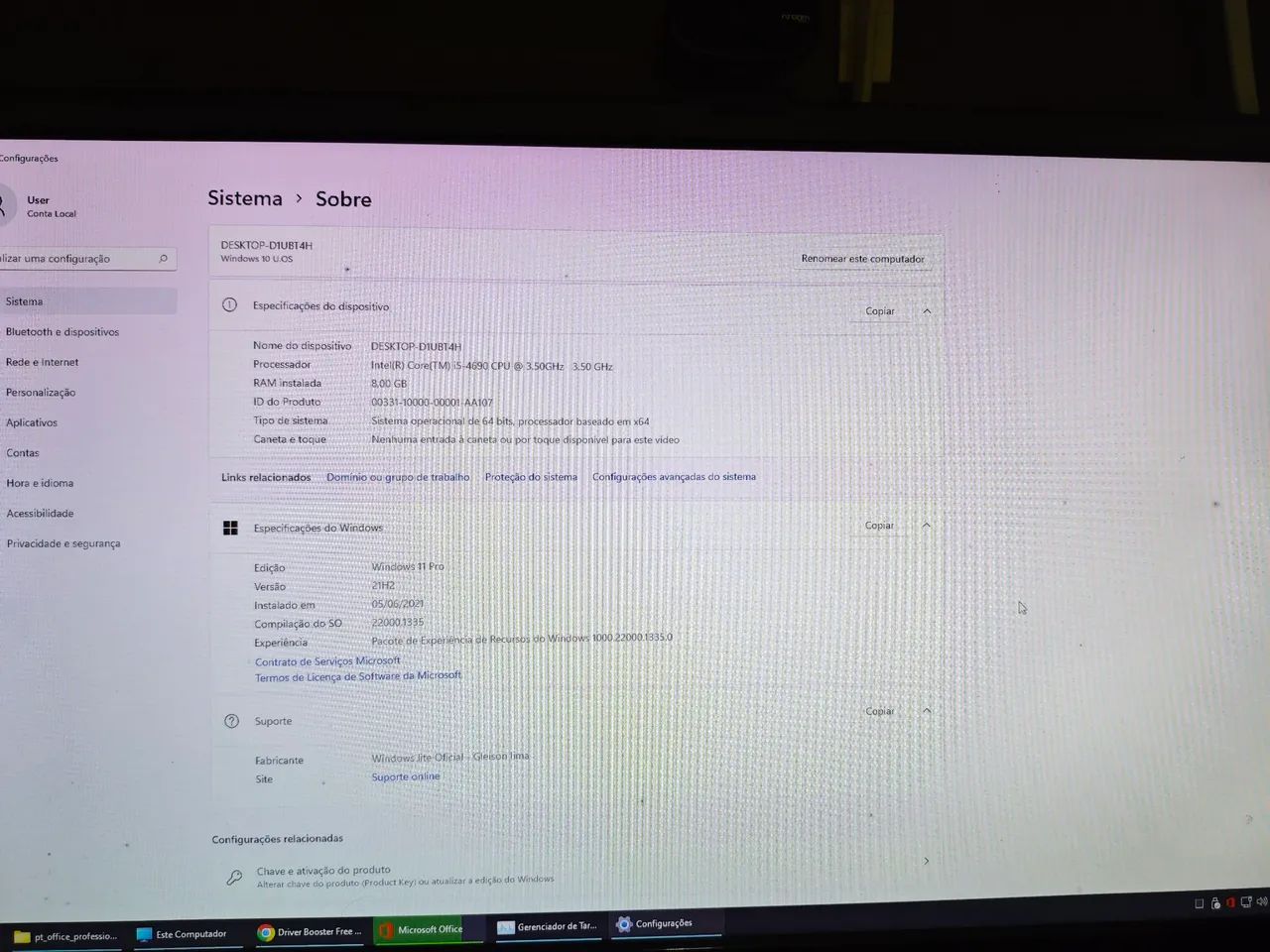 Computador i5 completo roda tudo, monitor led 22p, SSD, 8gb. - Foto 2
