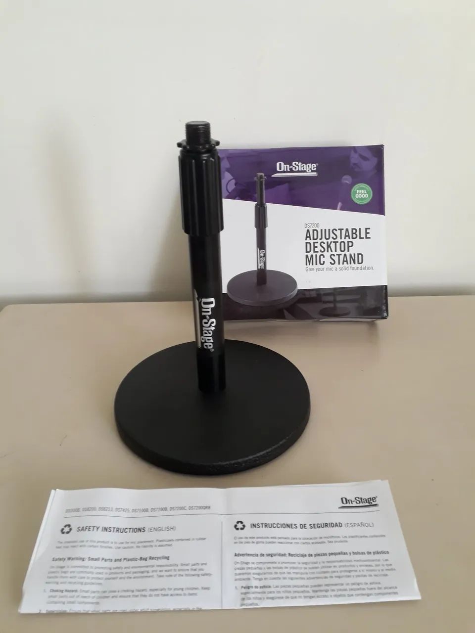 Suporte para Microfone On Stage DS7200B - Excelente Estado - Foto 2
