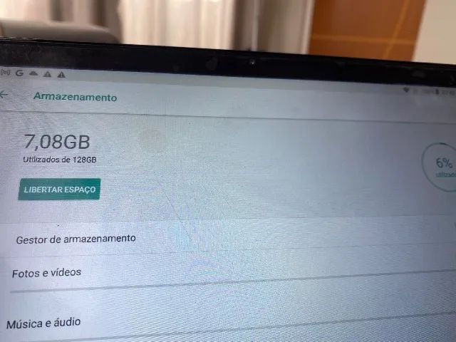 Tablet / notebook Android, 6GB de RAM , 128GB de armazenamento. Novo , sem marca de uso  - Foto 3