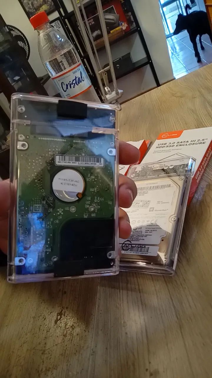 Par de HDs 500Gb e 320Gb + Case acrílico  - Foto 4