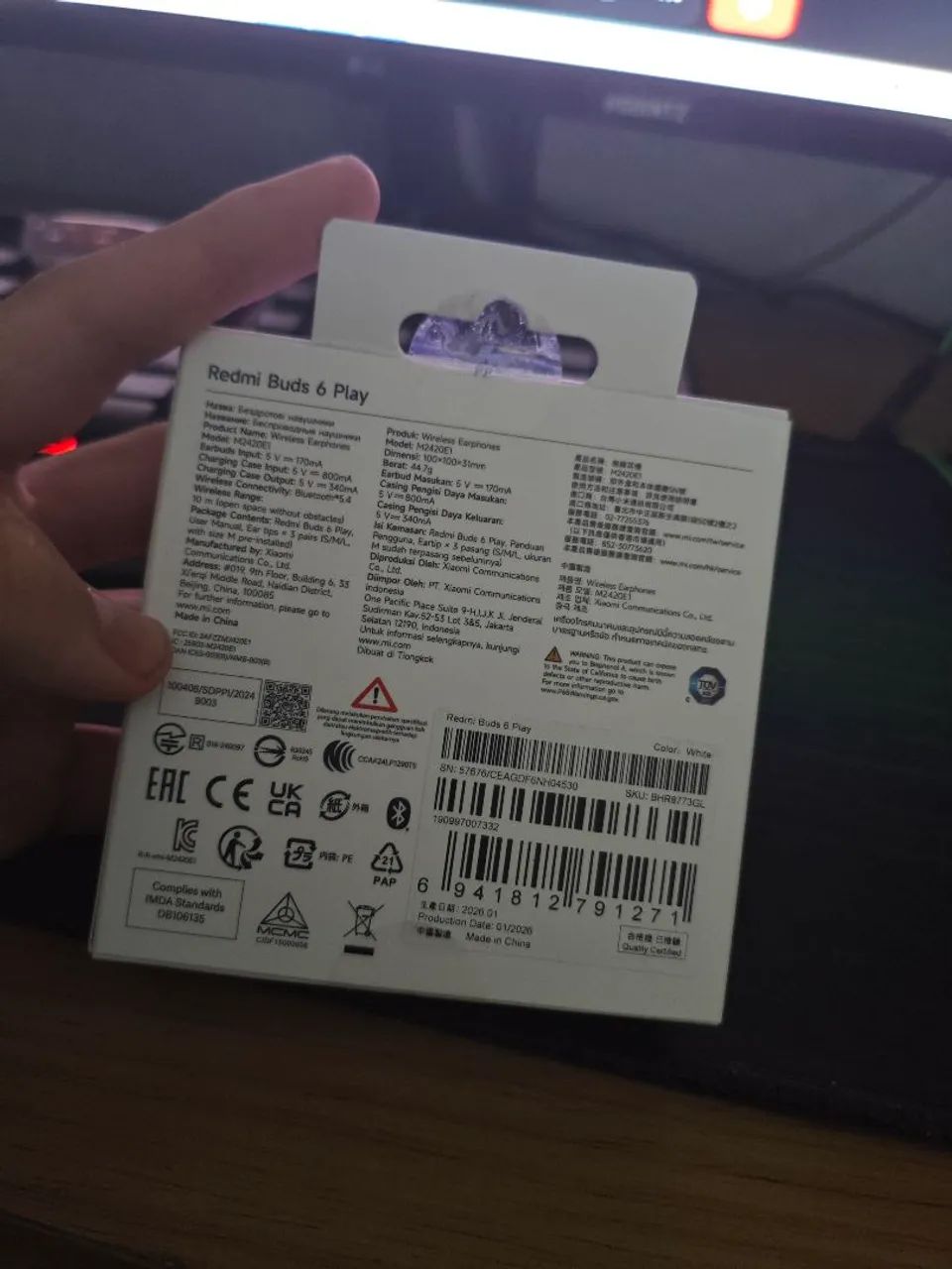 Fone xiaomi redmi buds 6 play  - Foto 3