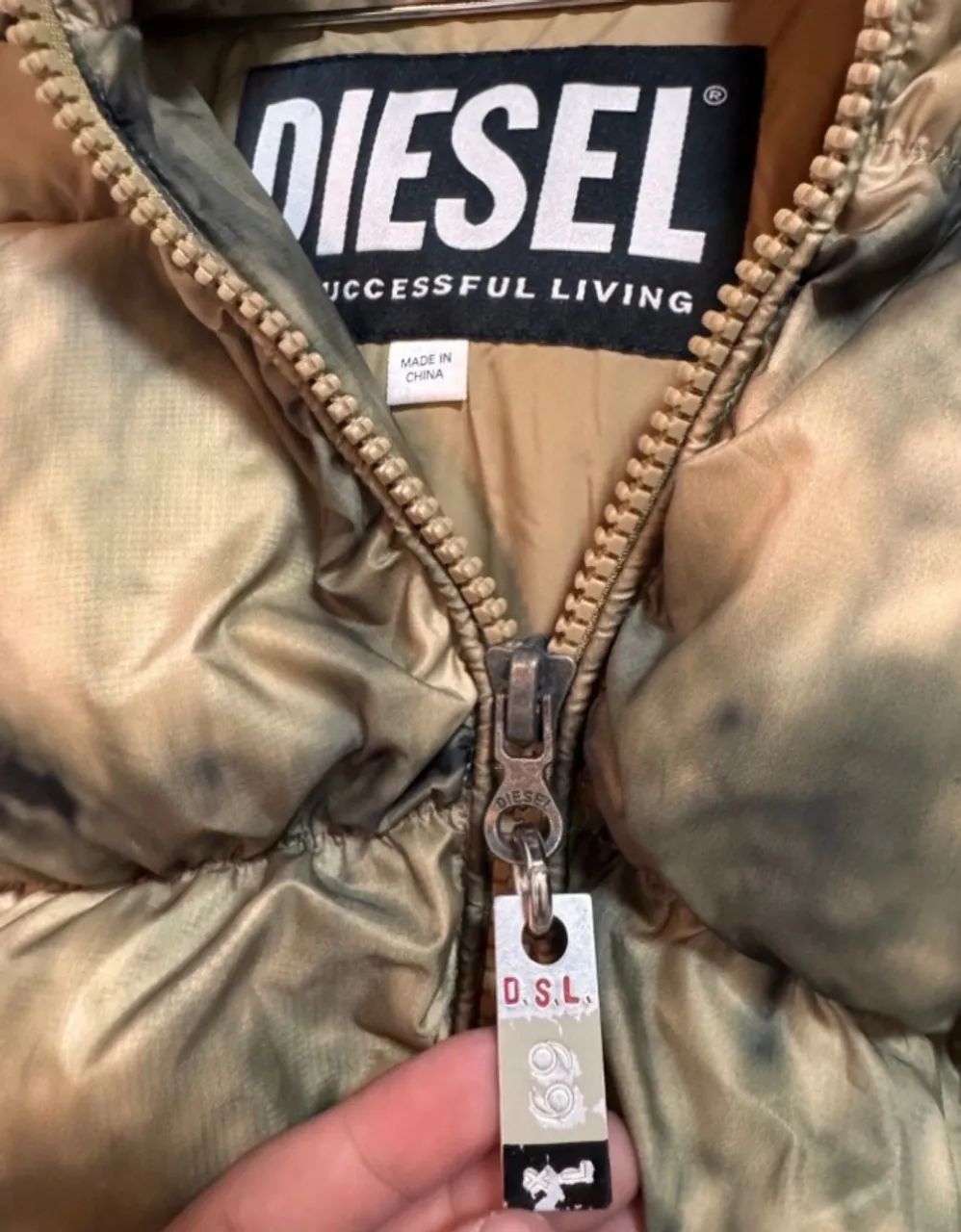 jaqueta diesel puffer oversized tam m - Foto 3