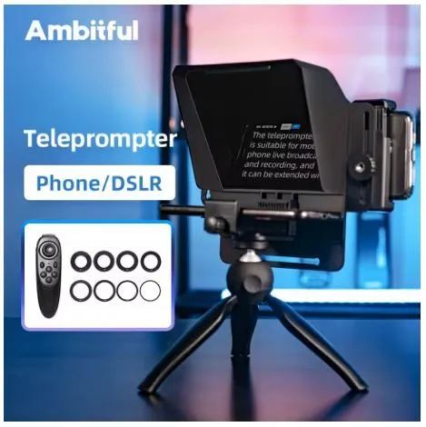 Teleprompter Pronstoor para celular e câmeras dslr.