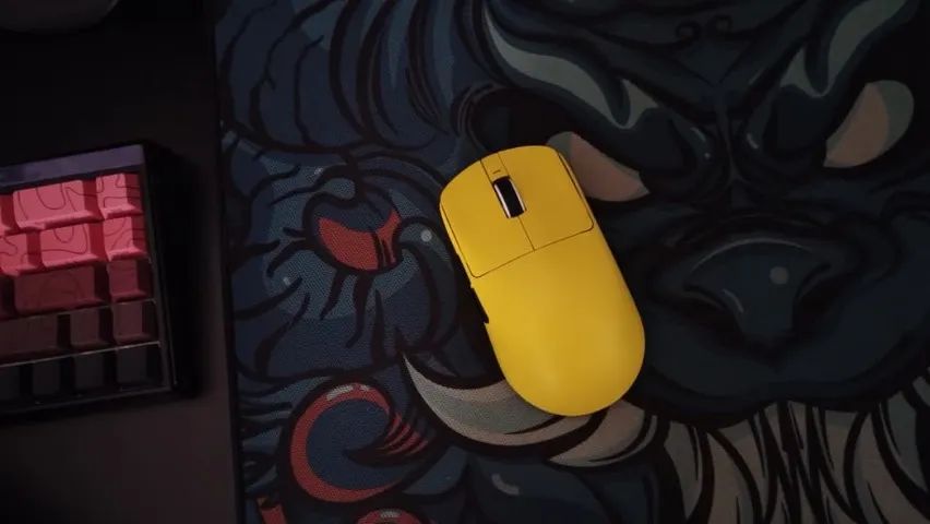 Mouse Gamer VXE ATK Dragonfly R1 PRO Max Yellow - Foto 2