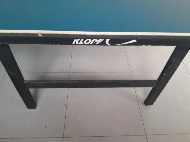 MESA DE PING PONG USADA - COMPLETA - MDF - KLOPF - Foto 2