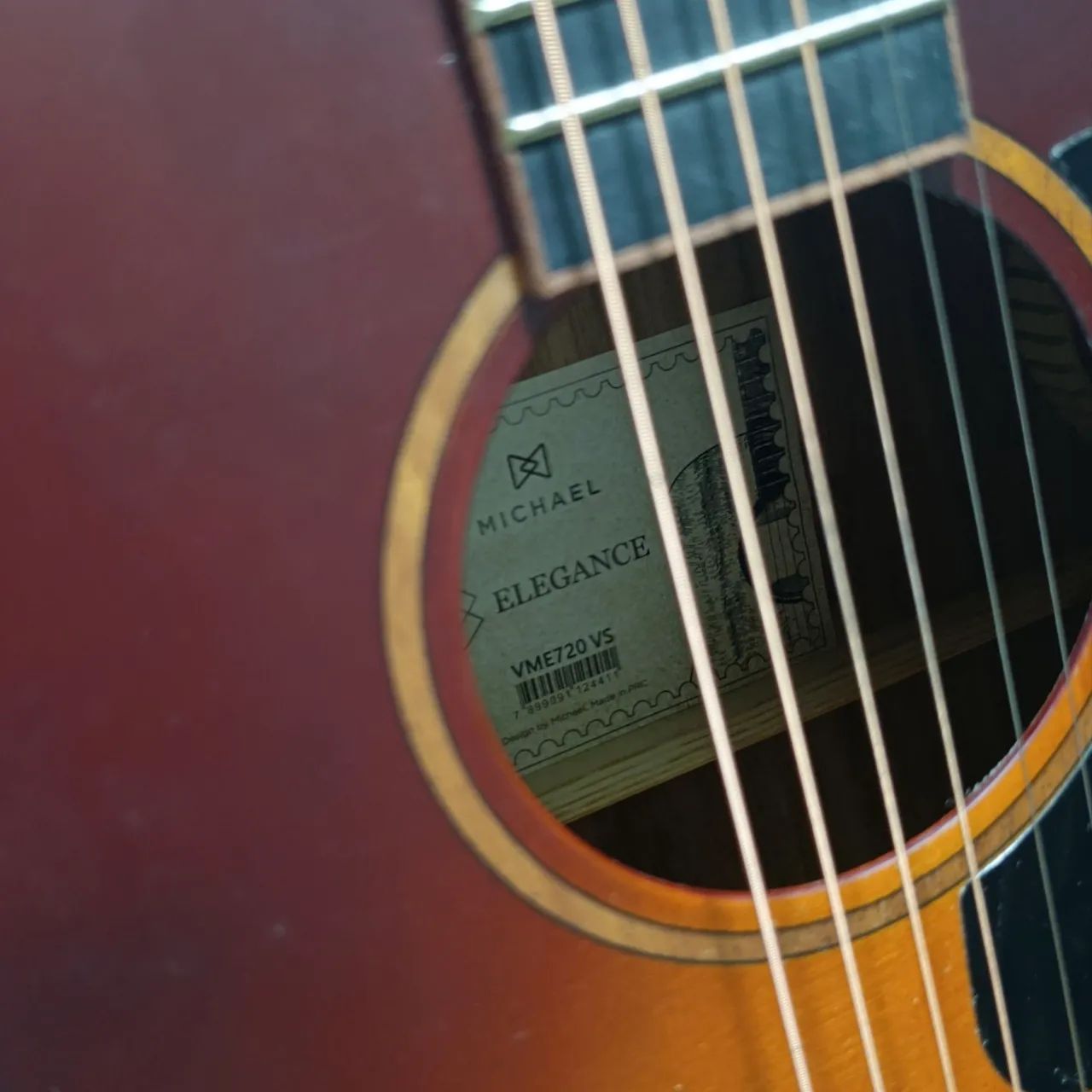 Violão eletroacústico Michael Elegance VME720 (semi novo) - Foto 2