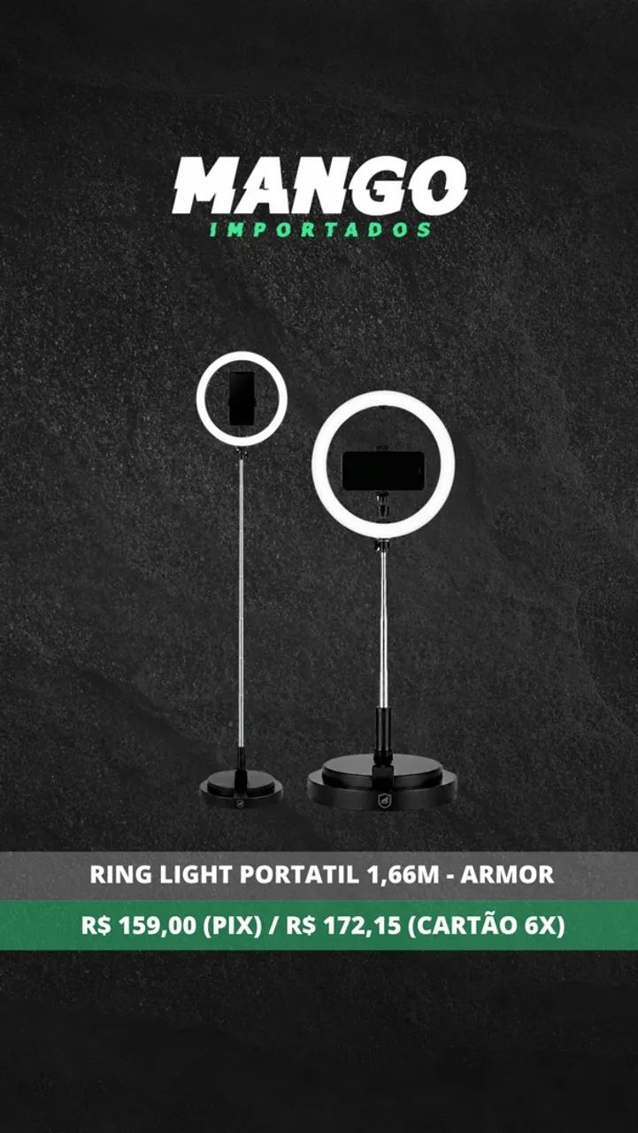 Ring Light Armor Portátil Gshield  - Foto 3