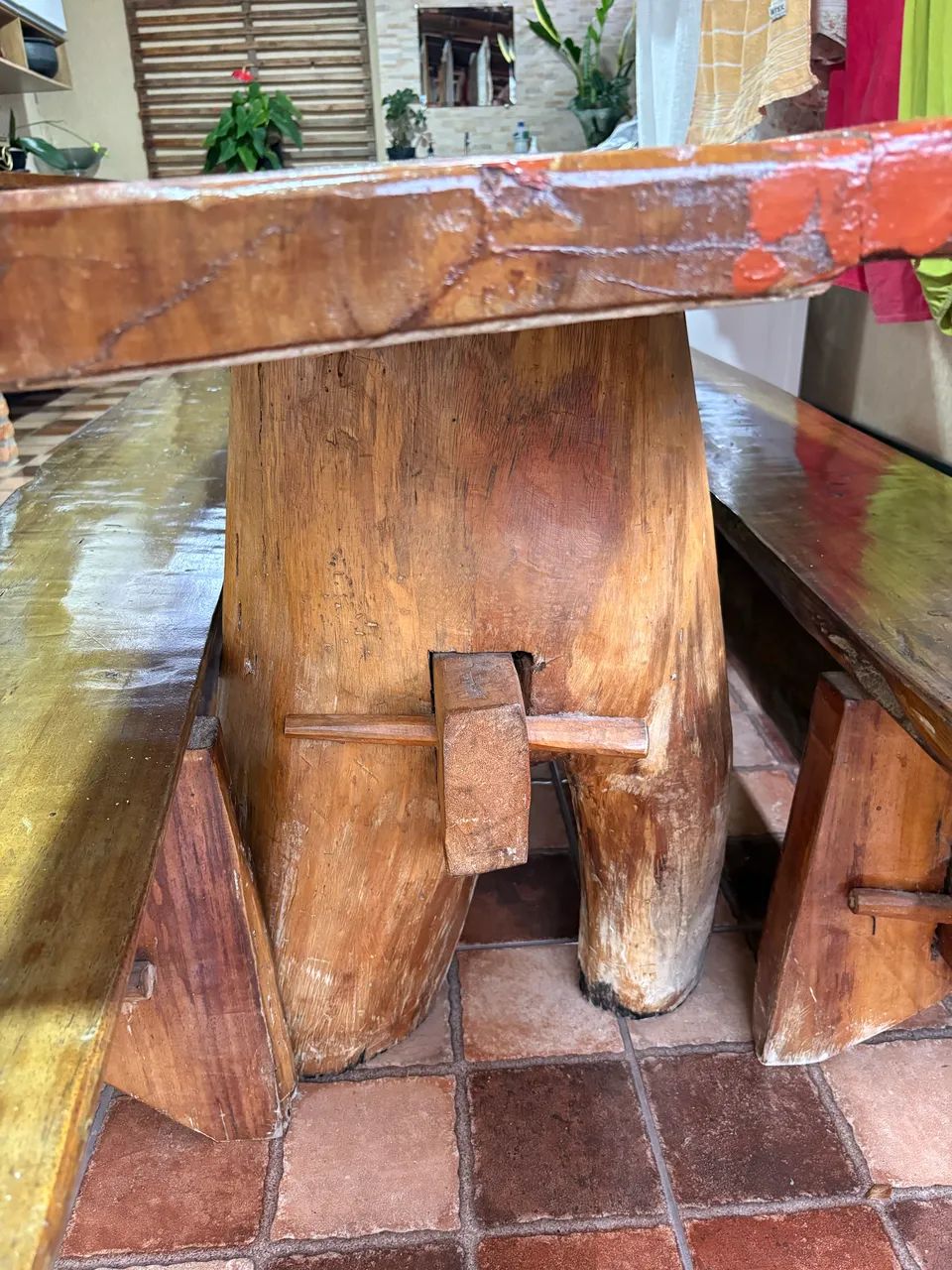 MESA MADEIRA MACIÇA  - Foto 4