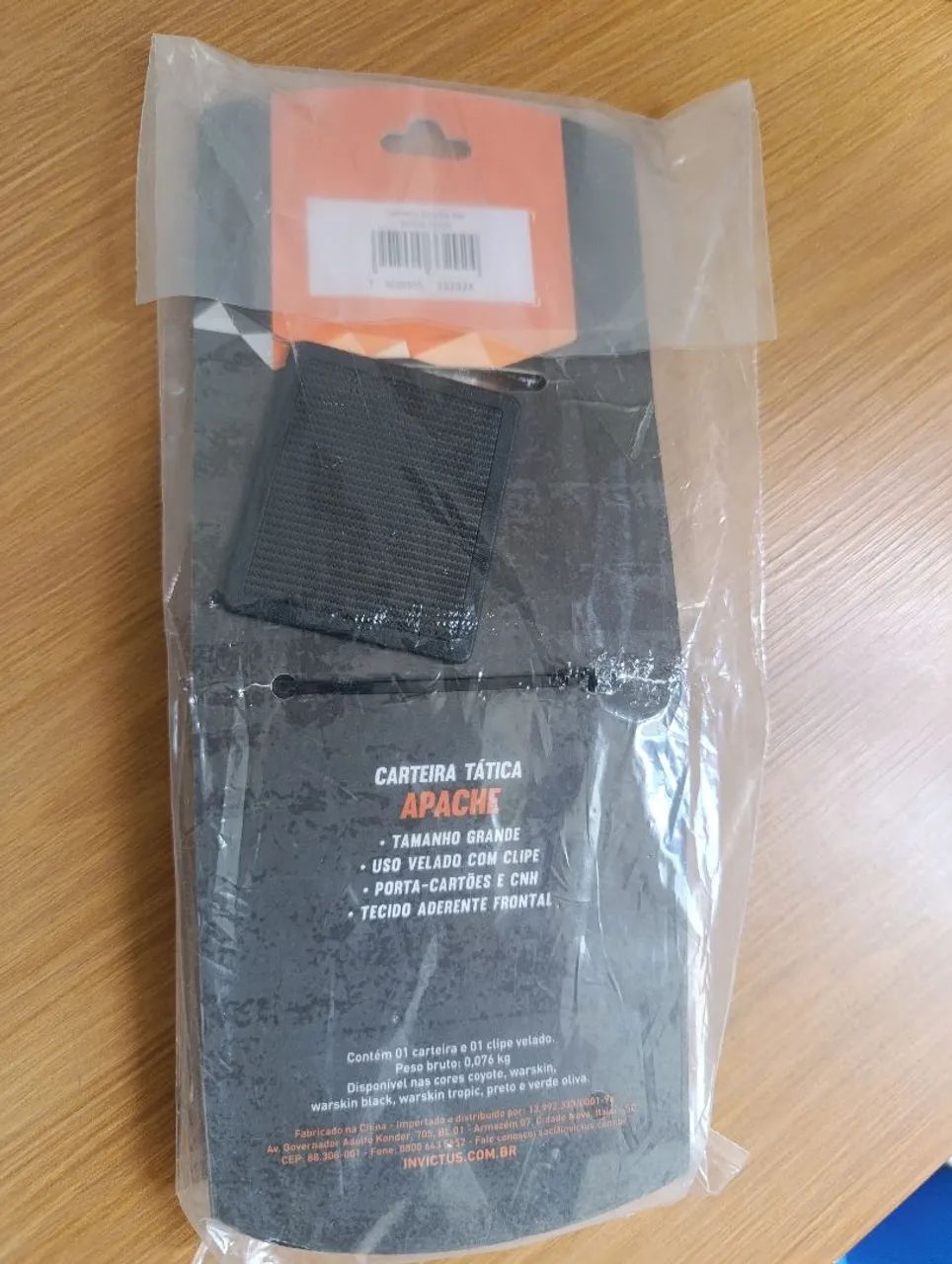 Carteira tática masculina Invictus Apache  - Foto 2