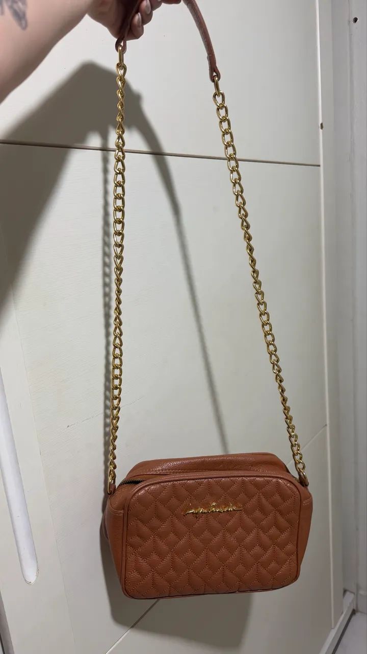 Bolsa Luiza Barcellos em ótimo estado de conservação  - Foto 5