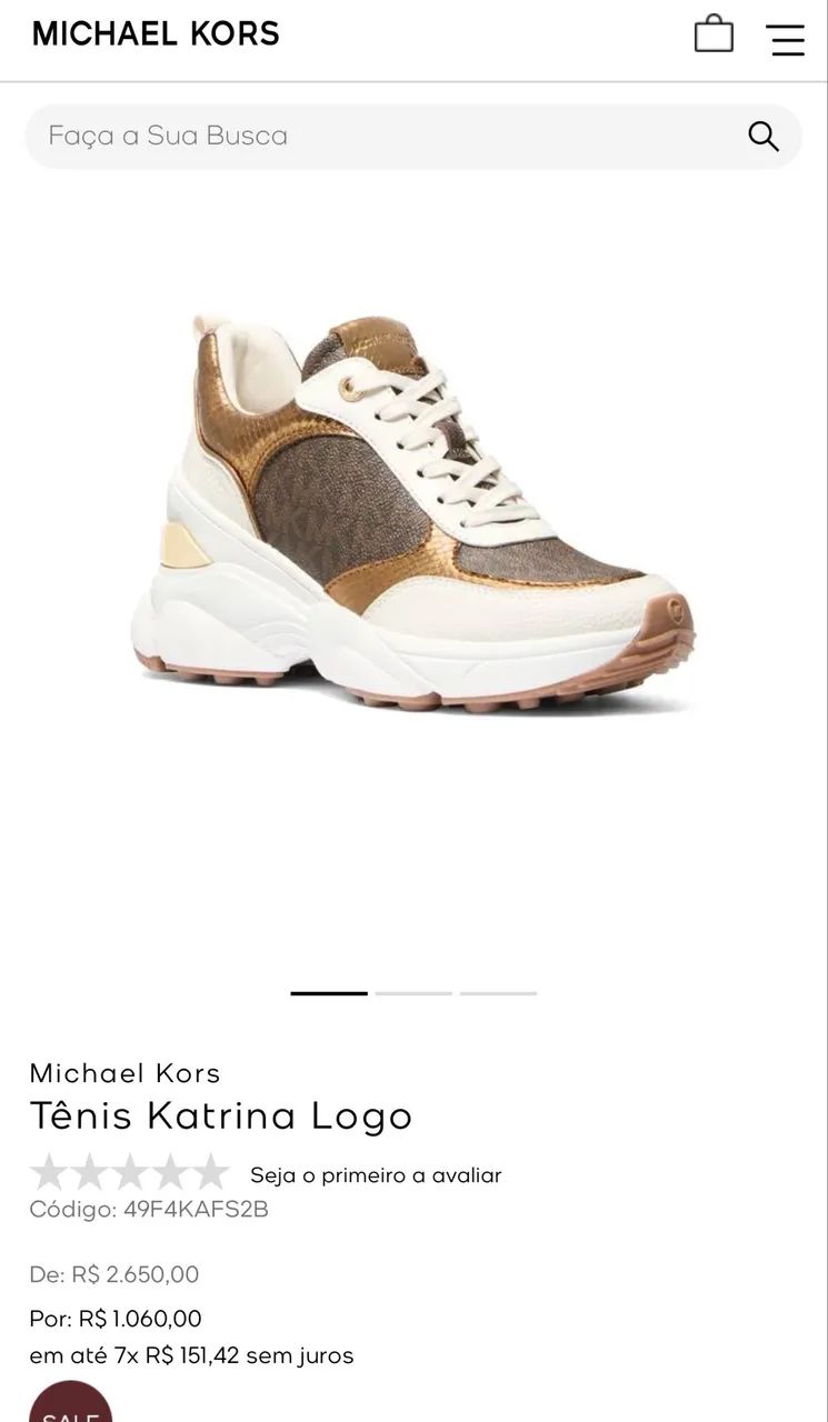 Tenis Michael Kors original, numero 39 - Foto 3