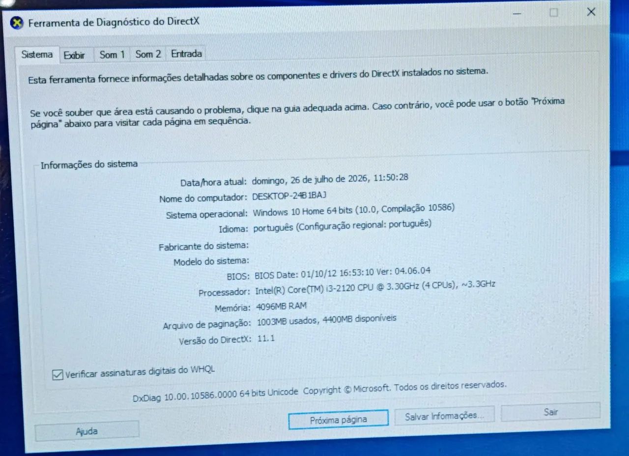 COMPUTADOR COM PROC QUAD CORE E COOLER RGB FUNCIONANDO PERFEITAMENTE  - Foto 5