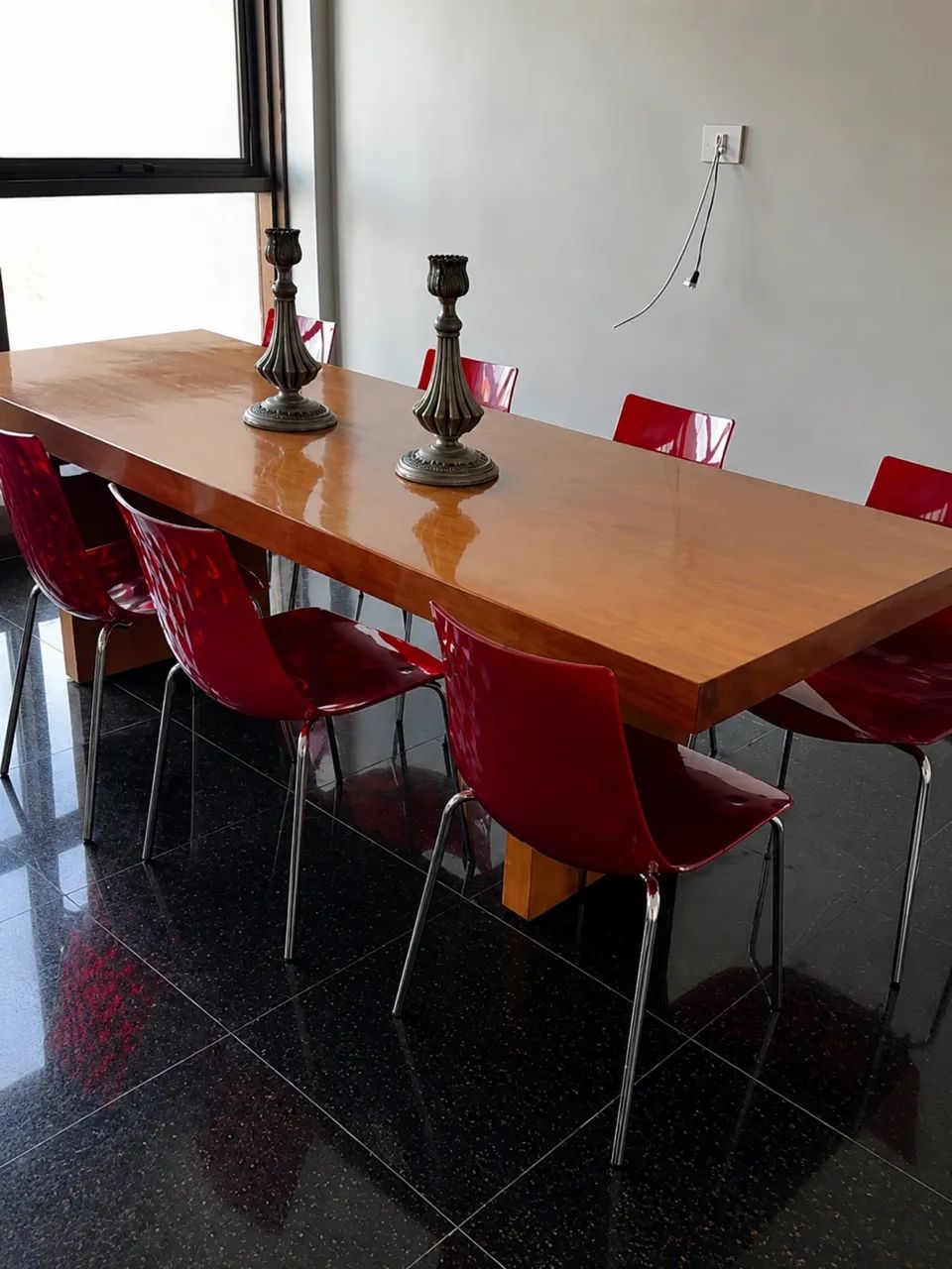 Mesa de Jantar em Madeira Maciça - 2,40 x 1,10 m - Foto 3