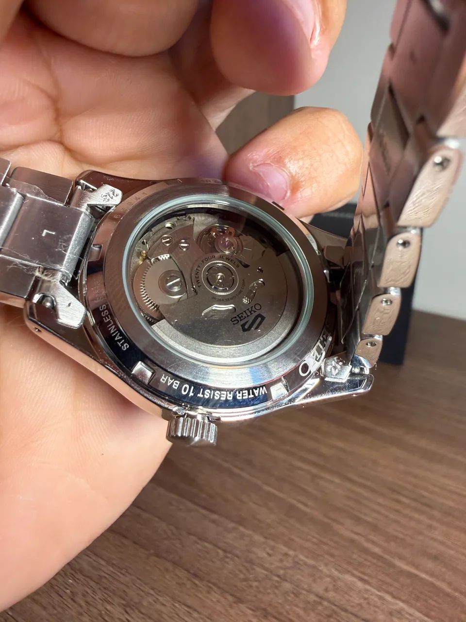 Relógio Seiko 5 Sports Field Automático SRPG29B1 Azul - Foto 2