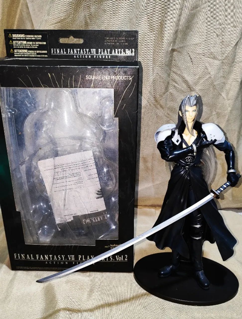 FINAL FANTASY VII PLAY ARTS Vol.1 3点セット Play Arts Final Fantasy Vii 7 No 7 Sephiroth (clássico) - Hobbies